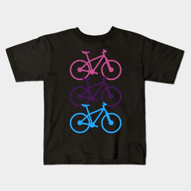 BIcycle Kids T-Shirt by Kizmit